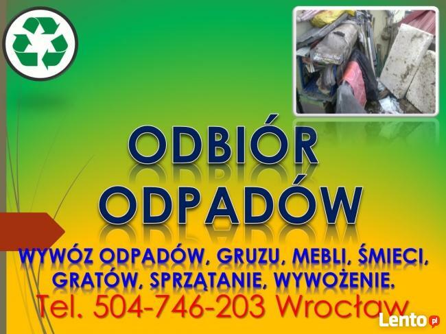 Wywóz odpadów , tel 504-746-203, sprzątanie śmieci, cena