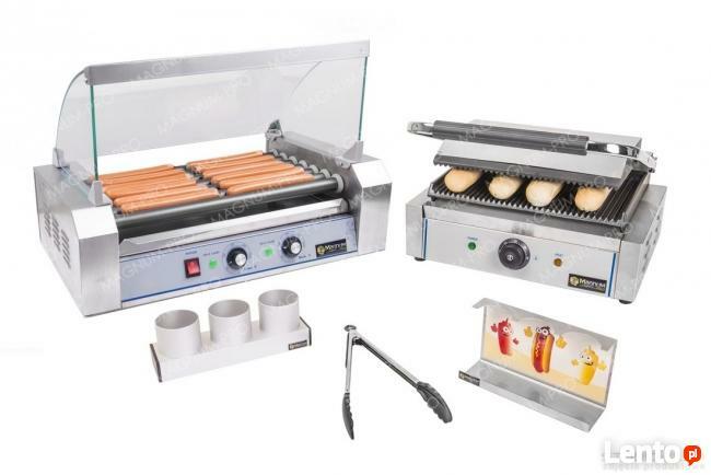 Teflonowy zestaw do hot dogów ŚREDNI akcesoria