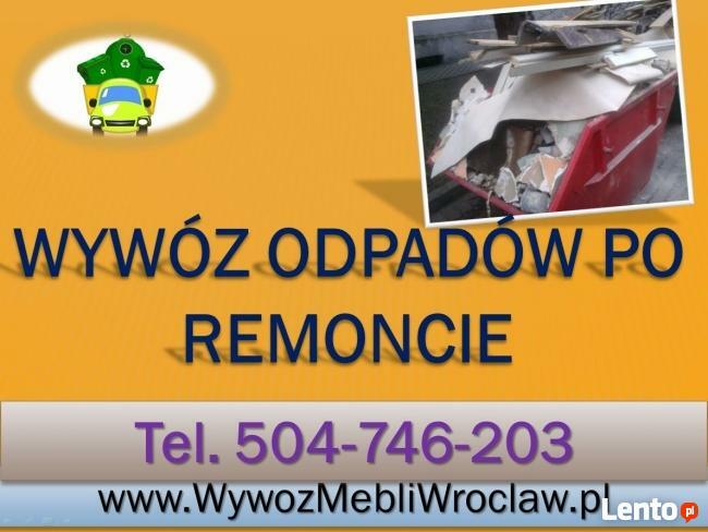 Wywóz odpadów , tel 504-746-203, sprzątanie śmieci, cena