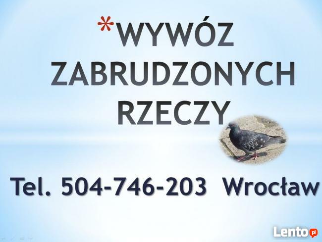 Sprzątanie balkonów po gołębiach, cena tel 504-76-203