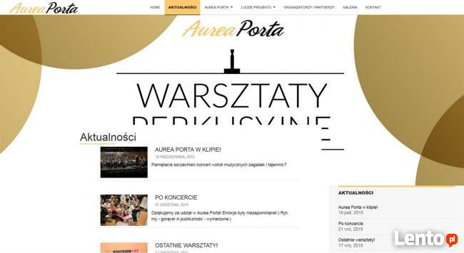 Dedykowane strony internetowe - indywidualna szata graficzna