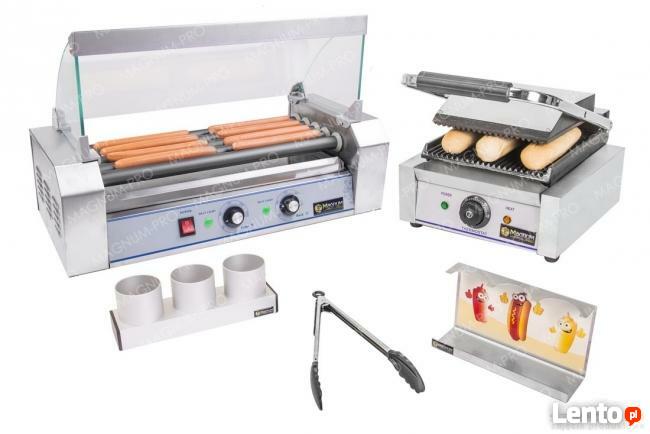 Teflonowy zestaw do hot dogów MAŁY akcesoria