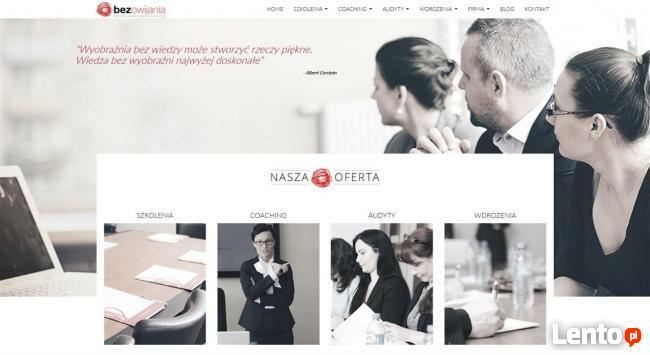 Dedykowane strony internetowe - indywidualna szata graficzna