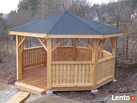 Altany ogrodowe, meble ogrodowe, szopki narzędizowe, huśtawk