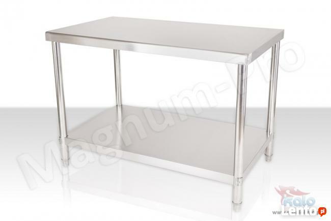 Stół blat 100x60 cm gastronomiczny roboczy z półką