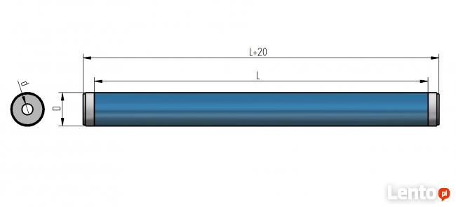 Rolka grawitacyjna PCV fi20, fi30,fi40,fi50