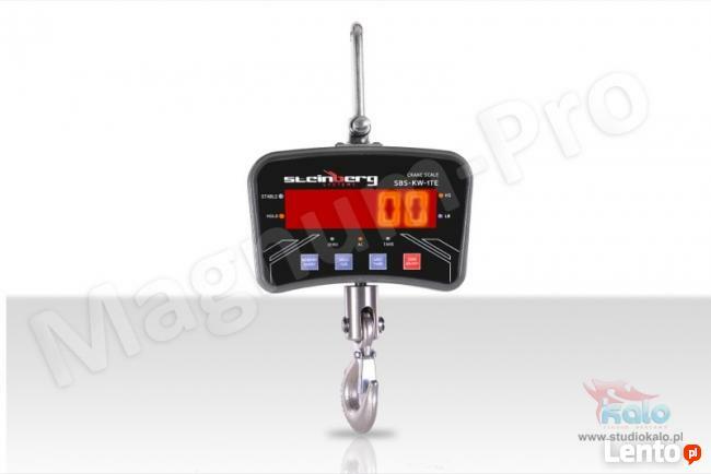 Waga hakowa udźwig 1 tona podwieszana LED