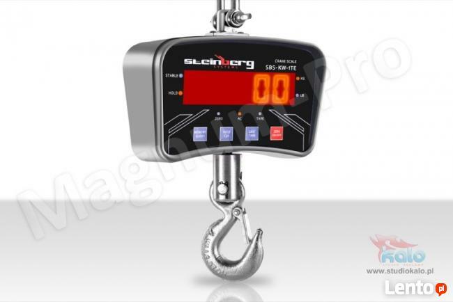 Waga hakowa udźwig 1 tona podwieszana LED