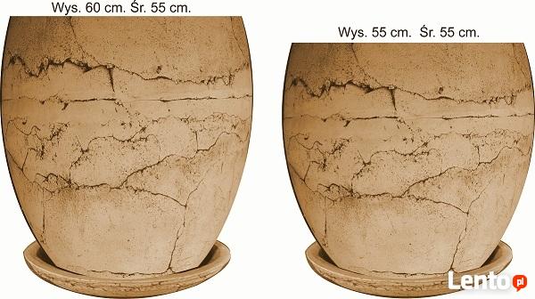 Ceramiczna donica ogrodowa 60 x 55 cm. mrozoodporna