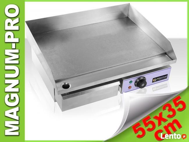 Grill elektryczny, płyta grillowa 55x35 cm, gładka, opiekacz