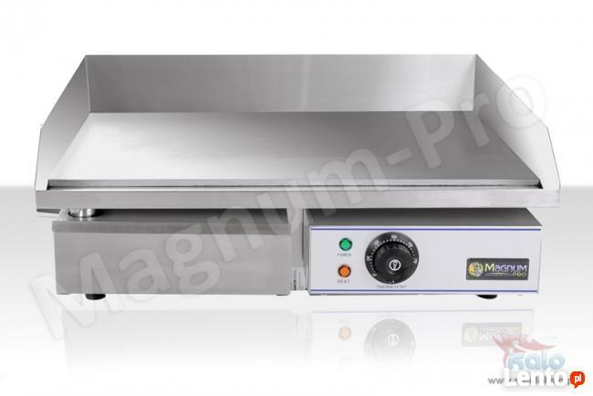 Grill elektryczny, płyta grillowa 55x35 cm, gładka, opiekacz