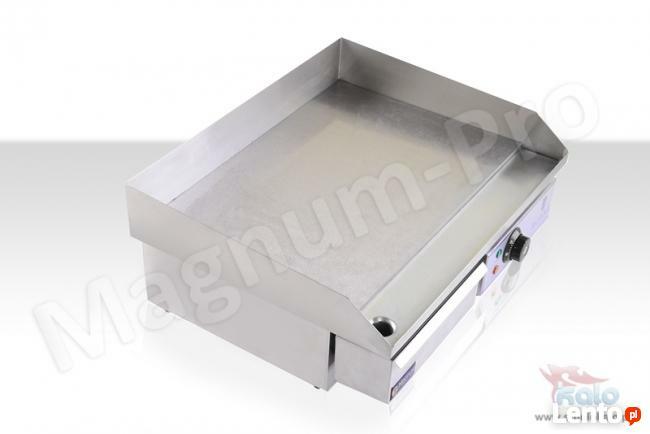 Grill elektryczny, płyta grillowa 55x35 cm, gładka, opiekacz