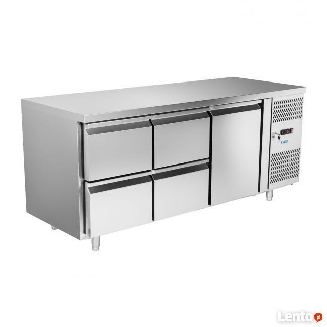 Stół chłodniczy 180x70 cm regulowane nóżki stal nierdzewna