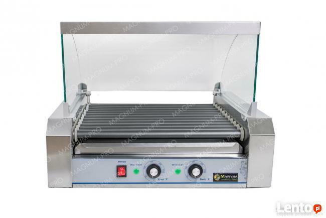 Rolkowy podgrzewacz do parówek 11 rolek teflon