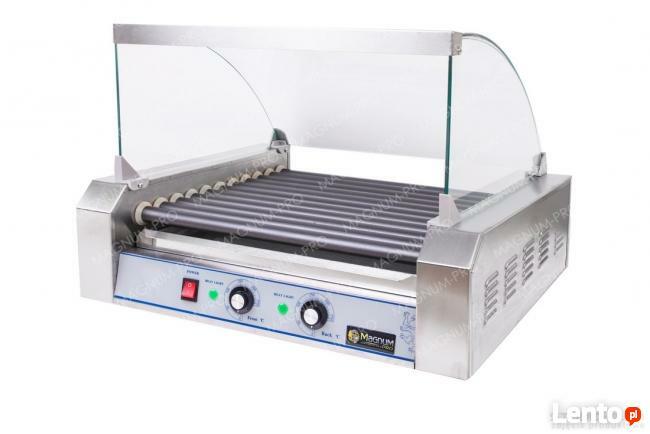 Rolkowy podgrzewacz do parówek 11 rolek teflon