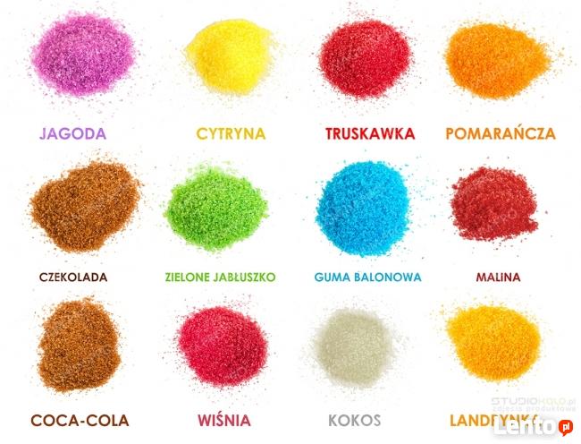 Maszyna do waty cukrowej na kółkach + osłona + cukier gratis