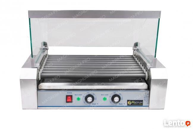 Rolkowy podgrzewacz do parówek teflon 9 rolek hot dog