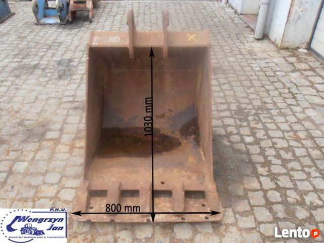 Łyżki do maszyn budowlanych.