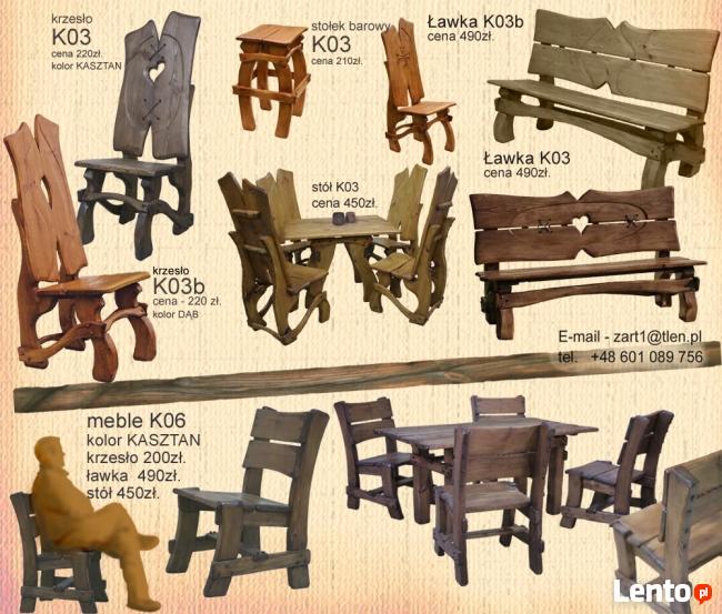 Drewniane meble ARTstyle, solidne i bardzo trwałe,