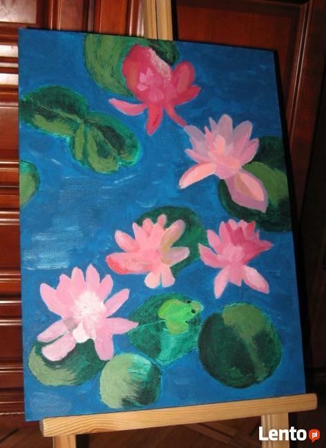 Obraz Ręcznie Malowany, Na Płótnie 40x30 cm, Olej