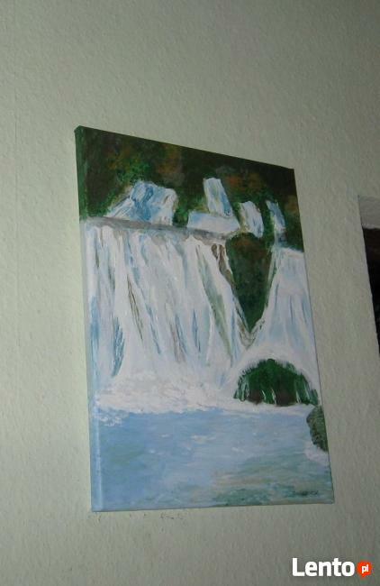 Obraz Ręcznie Malowany, Na Płótnie 40x30 cm, Akryl