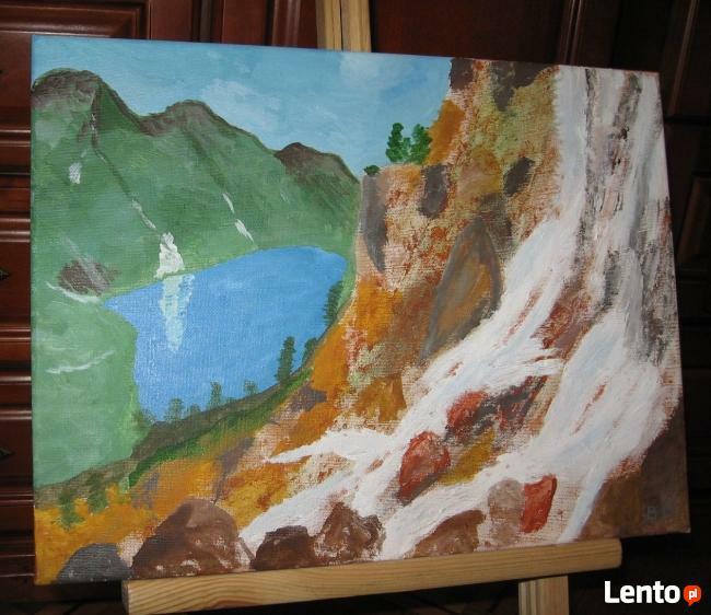 Obraz Ręcznie Malowany, Na Płótnie 40x30 cm, Akryl