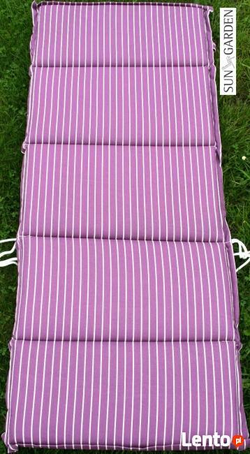Poduszka na krzesło ogrodowe 120x46c4cm nowa wrzosowa