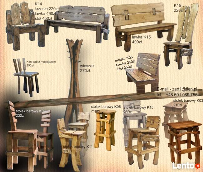 Drewniane meble ARTstyle, solidne i bardzo trwałe,