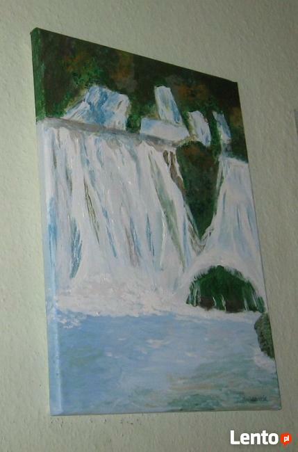 Obraz Ręcznie Malowany, Na Płótnie 40x30 cm, Akryl