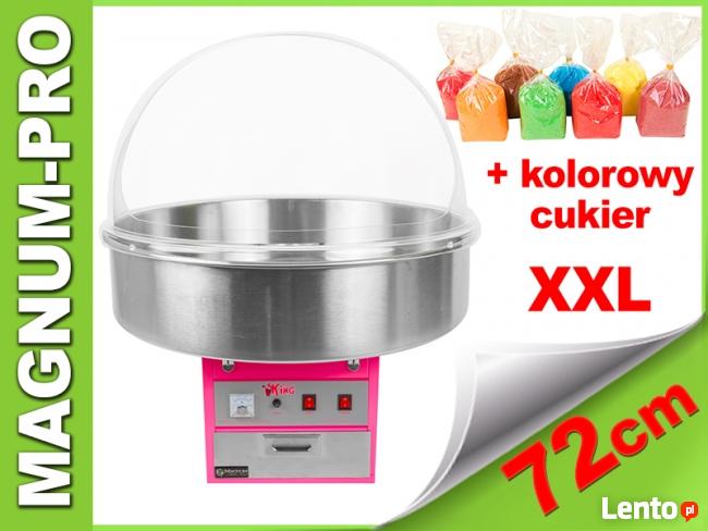Maszyna do waty cukrowej XXL wata cukrowa + osłona + cukier