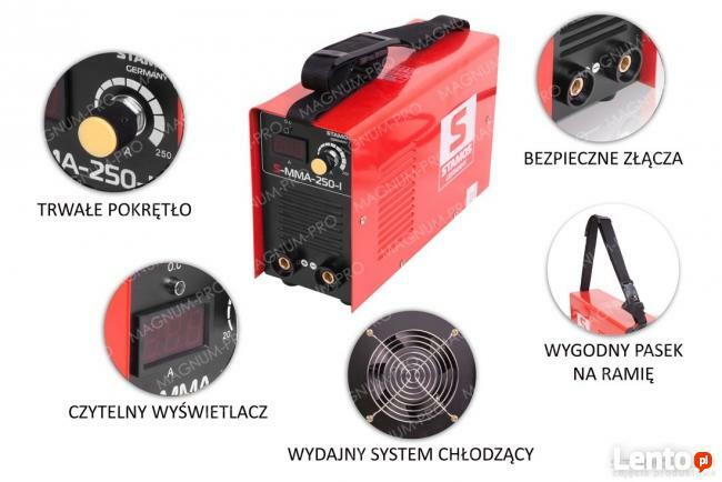 Ręczna spawarka inwertorowa IGBT MMA 250A 12MM