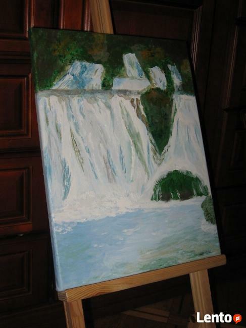 Obraz Ręcznie Malowany, Na Płótnie 40x30 cm, Akryl