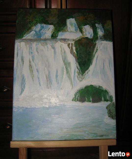 Obraz Ręcznie Malowany, Na Płótnie 40x30 cm, Akryl