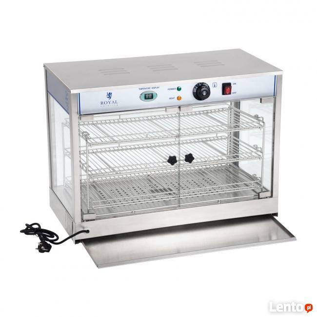 Witryna ekspozycyjna grzewcza 1200W oświetlenie