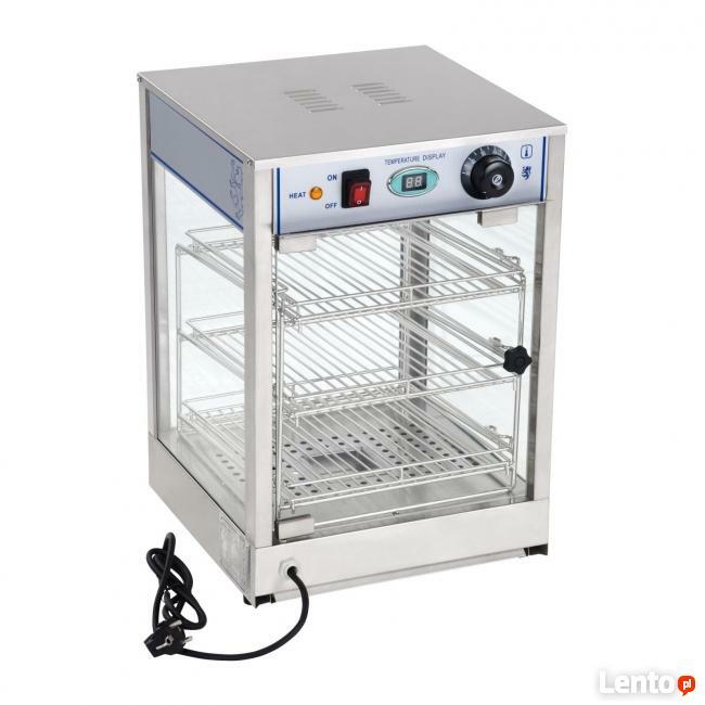 Witryna ekspozycyjna grzewcza 850W oświetlenie