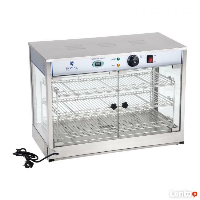 Witryna ekspozycyjna grzewcza 1200W oświetlenie