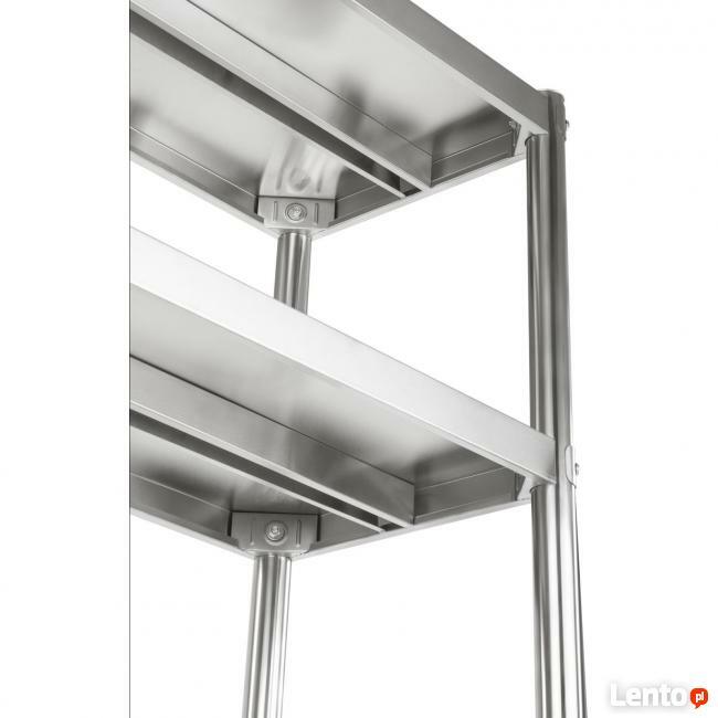 Regał gastronomiczny 4 półki stal nierdzewna