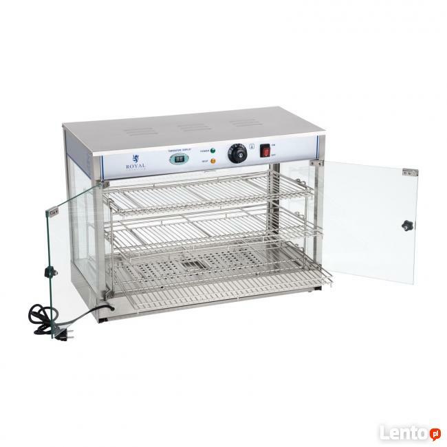 Witryna ekspozycyjna grzewcza 1200W oświetlenie