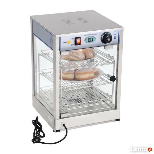 Witryna ekspozycyjna grzewcza 850W oświetlenie