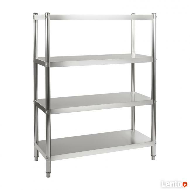 Regał gastronomiczny 4 półki stal nierdzewna