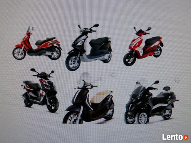 Dorabianie kluczy z immobilizerem do skuterów Piaggio Peugeo