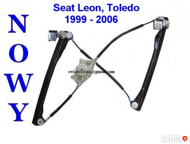 Mechanizm podnośnik szyby przód prawy,lewy Seat Toledo, Leon