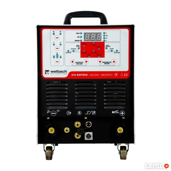 Cyfrowa spawarka TIG AC ENTRIX 315 A do aluminium