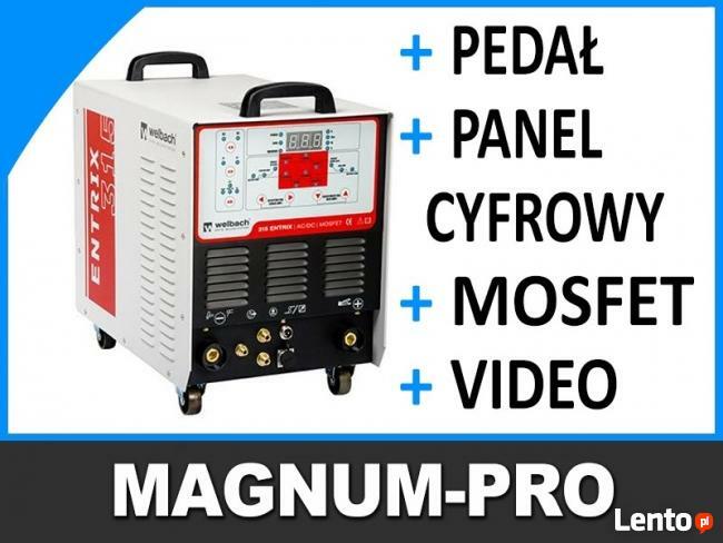 Cyfrowa spawarka TIG AC ENTRIX 315 A do aluminium
