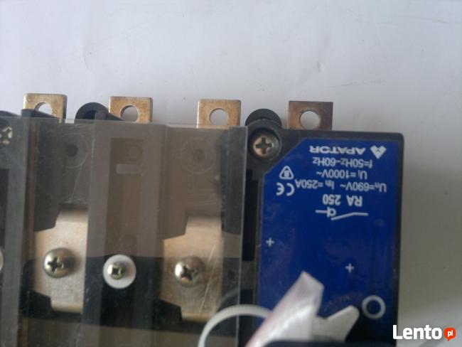Rozłącznik izolacyjny 3P 250A RA 250, rozłącznik RA 250