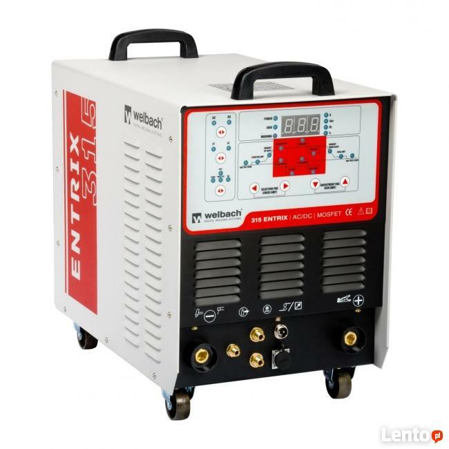 Cyfrowa spawarka TIG AC ENTRIX 315 A do aluminium