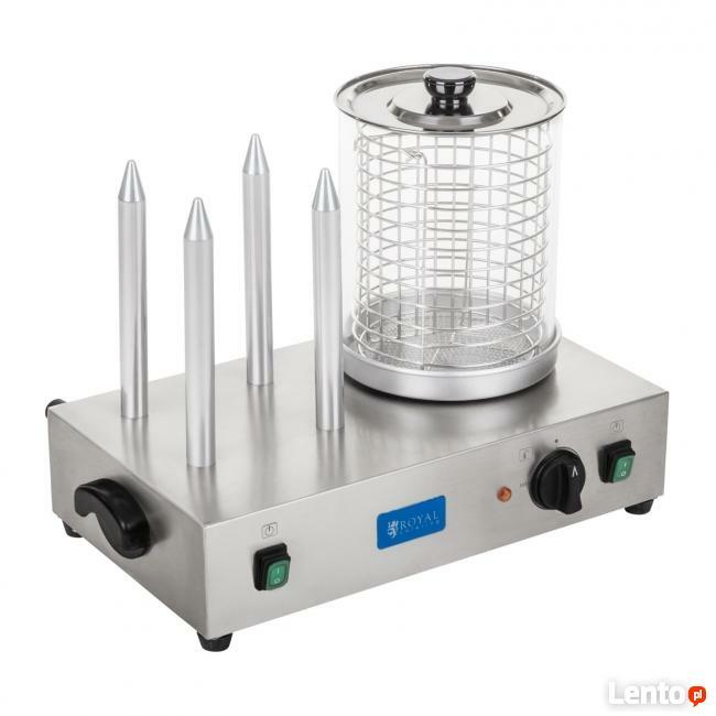 Parowy podgrzewacz do parówek i bułek 2w1 hot dogi