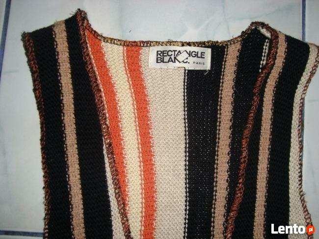 Kamizelka długa robiona maszynowo