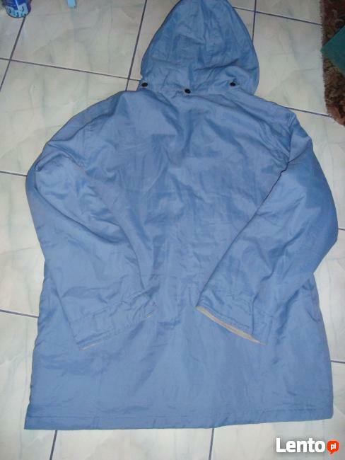 Kurtka z kapturem niebieska DEMART