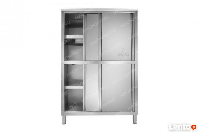 Szafa na naczynia drzwi przesuwne 120x80x50cm inox